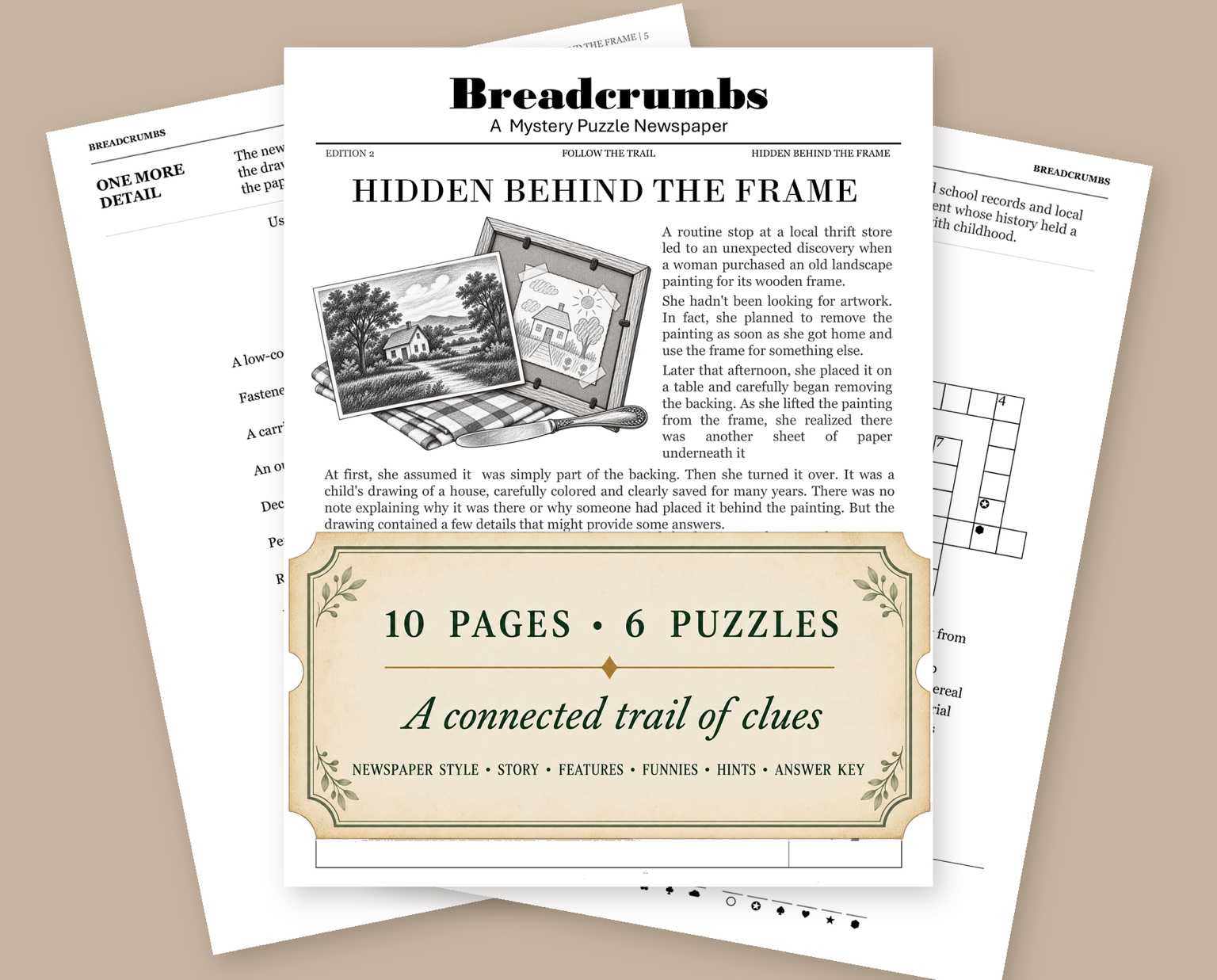 Hidden Behind the Frame Breadcrumbs edition