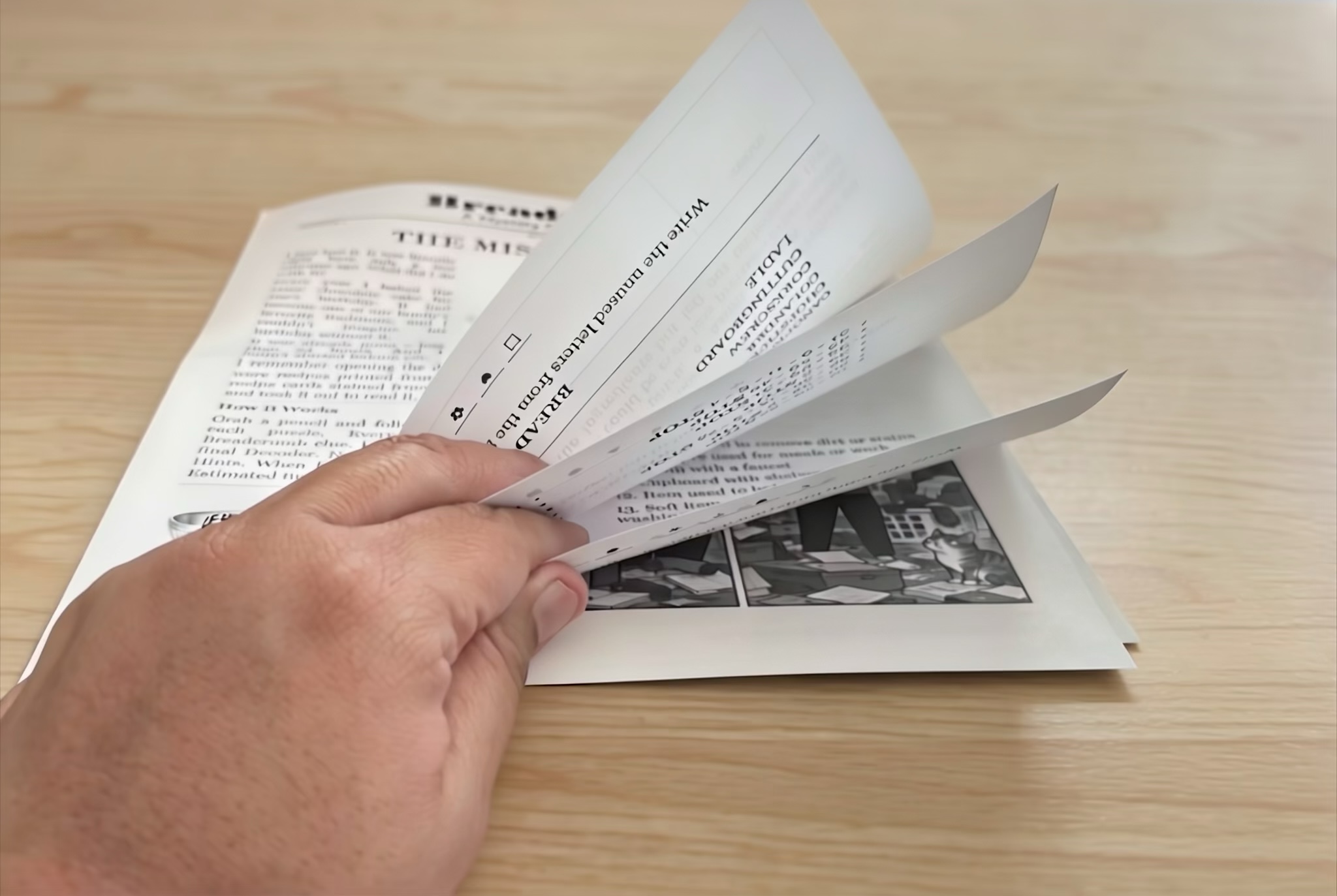 Turning the pages