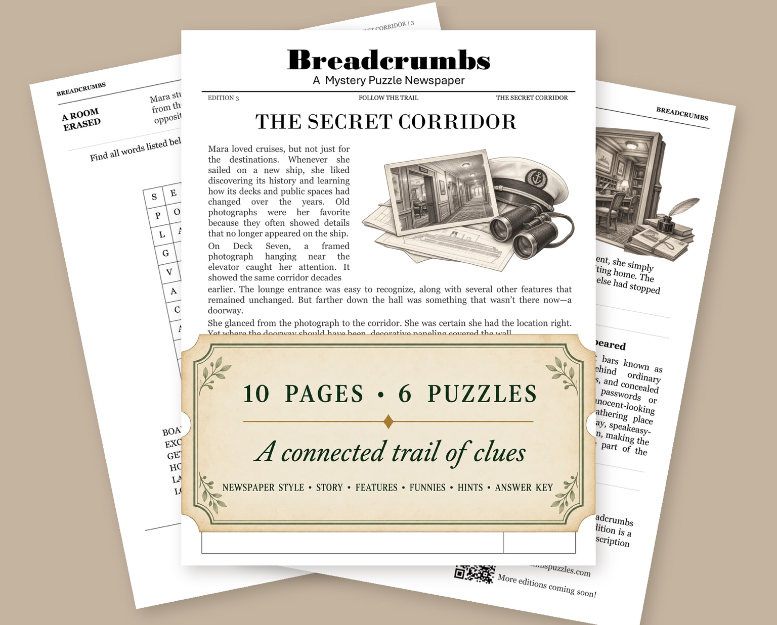 The Secret Corridor Breadcrumbs edition